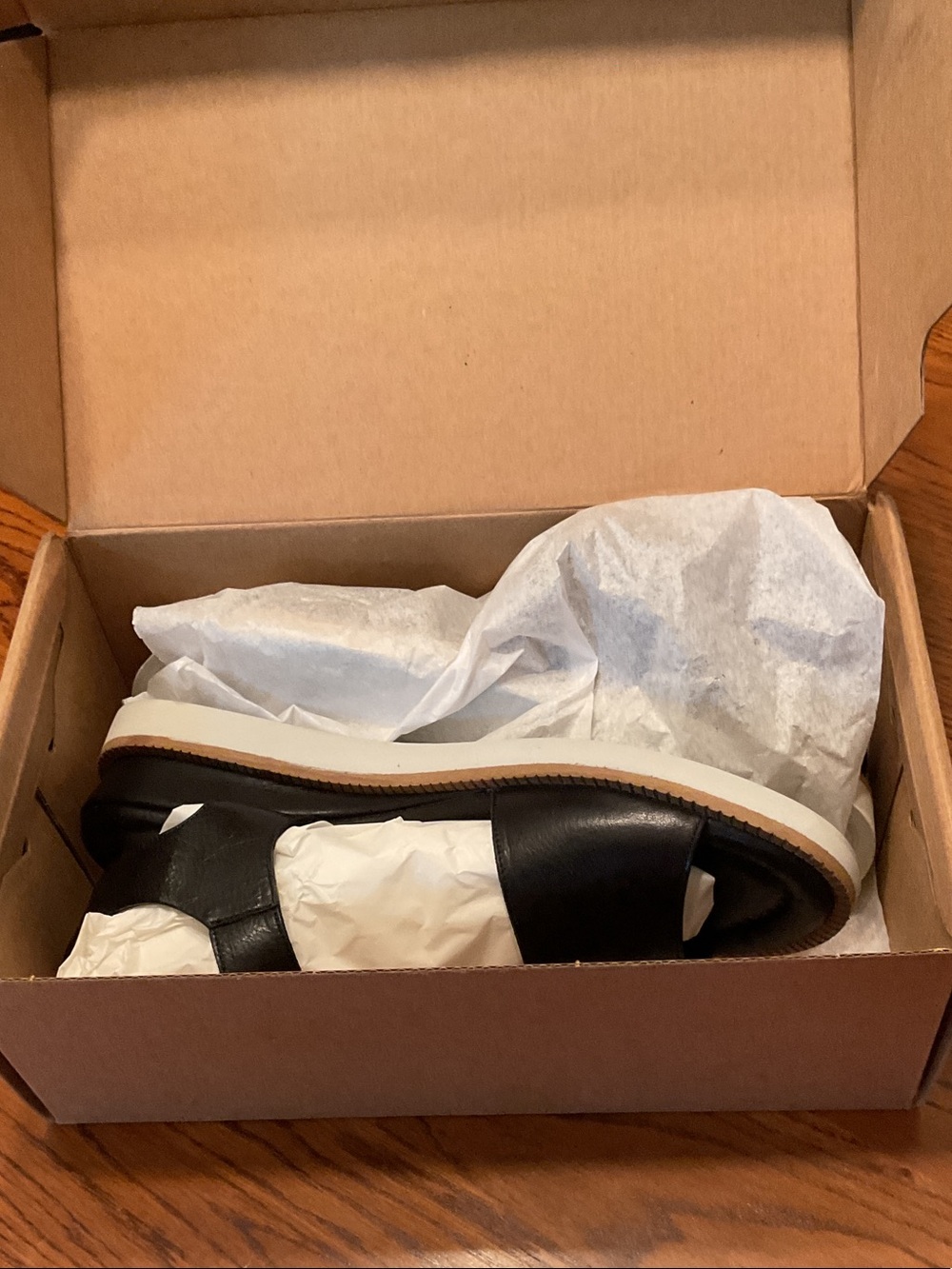 New Miz Mooz black leather sandals